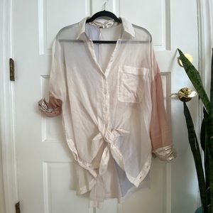 Free People Sun Up Button Up